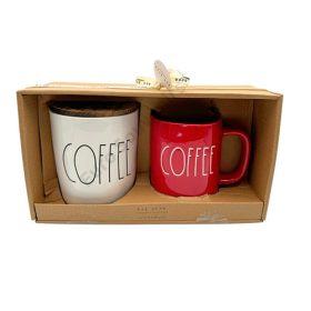   BÖGRE+TARTÓ KÁVÉS 2/12 BÖGRE:12x9,5 cm; TARTÓ:13,5x11 cm