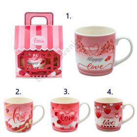 BÖGRE SZETT 6/72 13,5x10,5x14 cm SZÍVES 4 FÉLE