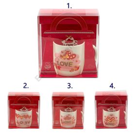 BÖGRE 1/72 17x15,5x8,5 cm SZÍVES 4 FÉLE