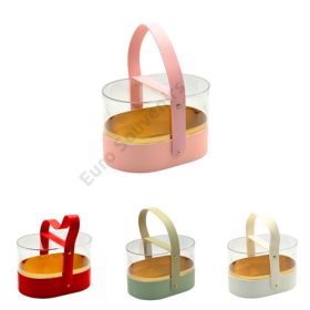 VIRÁGDOBOZ AKRIL 1/64 19x13x12 cm 4 SZÍNBEN