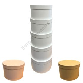   PAPÍRDOBOZ 5 DB 1/6 24x13,5;26x15;28x17;30x19,5;32x21 cm 3 SZÍNBEN