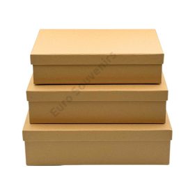 PAPÍRDOBOZ 3 DB 1/24 33x24x9,5;31x22x8;29x20x7,5 cm NATÚR