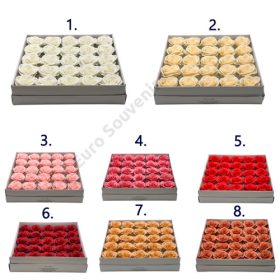 SZAPPANRÓZSAFEJ 25 DB 1/20 6,5x6 cm 8 SZÍNBEN