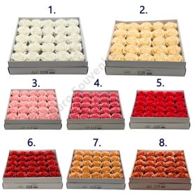 SZAPPANRÓZSAFEJ 25 DB 1/20 6,5x7 cm 8 SZÍNBEN