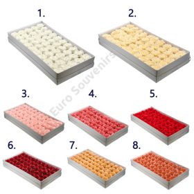 SZAPPANRÓZSAFEJ 50 DB 1/20 6,5x6,5 cm 8 SZÍNBEN