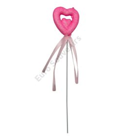 SZÍV PÁLCÁS 12 DB 1/200 RÓZSASZÍN 23,5 cm