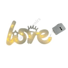 LEDES LOVE FELIRAT 50/600 10,5x6 cm 2 SZÍNBEN