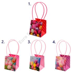 VIRÁGTASAK TULIPÁNOS 10/500 13x12x15 cm 4 FÉLE
