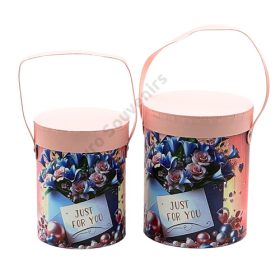 PAPÍRDOBOZ 2 DB 1/48 12x15,5;14x17,5 cm VIRÁGOS 