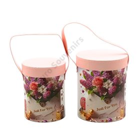 PAPÍRDOBOZ 2 DB 1/48 12x15,5;14x17,5 cm VIRÁGOS 