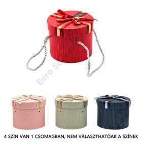 PAPÍRDOBOZ KEREK 4/96 13x11,5 cm 4 SZÍNBEN