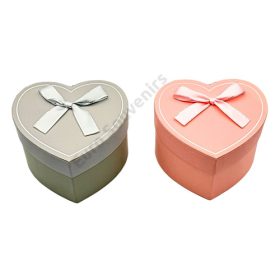 PAPÍRDOBOZ SZÍV 6/144 13x11x8,5 cm 2 SZÍNBEN