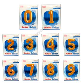 LUFI SZÁM 0-9 10/300 100 cm ARANY