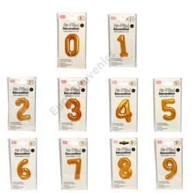 LUFI SZÁM 0-9 10/600 40 cm ARANY