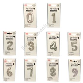 LUFI SZÁM 0-9 10/600 40 cm EZÜST