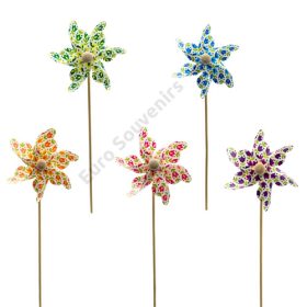 SZÉLFORGÓ VIRÁGOS 12/960 23x8 cm