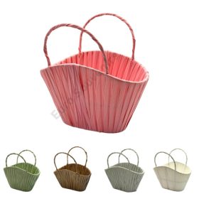 VIRÁGKOSÁR 1/72 21x12x21 cm 5 SZÍNBEN