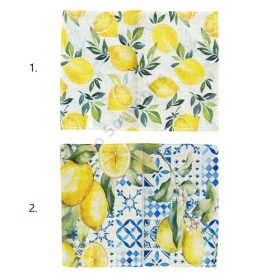 TANYÉRALÁTÉT CITROMOS 4/400 32x42 cm 2 FÉLE