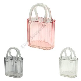 ÜVEGVÁZA TÁSKA 1/24 15x8,5x23 cm 3 SZÍNBEN