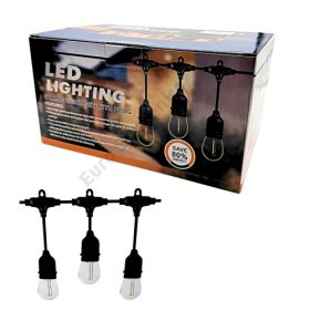 LEDFÜZÉR NAPELEMES 1/20 5 MÉTER,10 LED