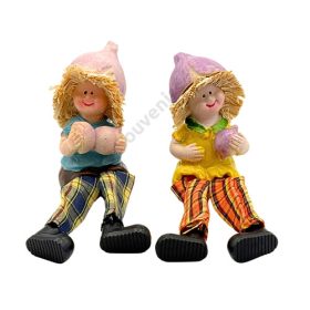 LÓGÓLÁBÚ FIGURA FOKHAGYMA 2/288 5x9,5x4 cm 2 FÉLE