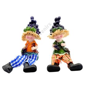LÓGÓLÁBÚ FIGURA SZŐLŐ 2/288 5x10,5x4 cm 2 FÉLE 