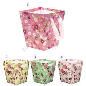 PAPÍRDOBOZ VIRÁGOS 1/200 13x15 cm 4 FÉLE