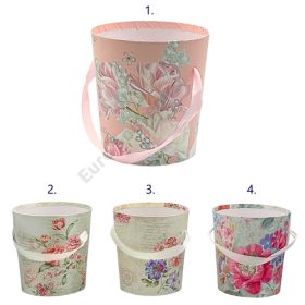 PAPÍRDOBOZ VIRÁGOS 1/300 14x15 cm 4 FÉLE