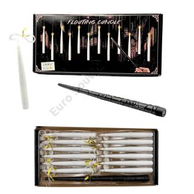 GYERTYA LEDES 12 DB 1/48 17 cm,TÁVÍRÁNYÍTÓVAL