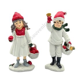 GYEREK FIGURA TÉLI 1/192 12x6,5 cm FIÚ,LÁNY