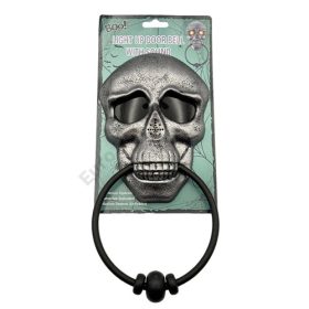 AJTÓCSENGŐ KOPONYÁS 1/60 30x14 cm EZÜST