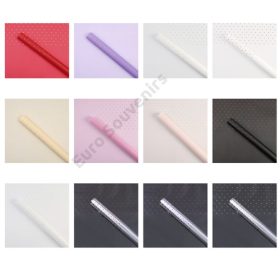 CSOMAGOLÓFÓLIA 20 DB SZÍVES 1/100 58x58 cm 12 SZÍNBEN