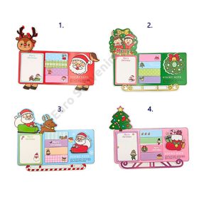 STICKY NOTES KARÁCSONYI 200/800 4 FÉLE 21x17,5 cm