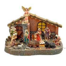 BETLEHEM LEDES,ZENÉLŐ 1/4 40x17x30 cm