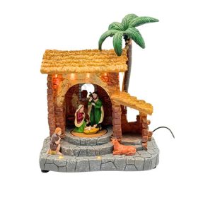 BETLEHEM LEDES,ZENÉLŐ 1/8 23,5x17x28 cm