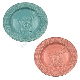 TÁNYÉR NYUSZIS 8/32 21,5 cm 2 SZÍNBEN