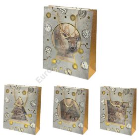 AJÁNDÉKTASAK KARÁCSONYI 12/480 26x32x10 cm 4 FÉLE