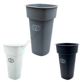 VÁZA MŰANYAG 1/36 26,5x26,5x41 cm 3 SZÍNBEN