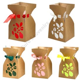 CSOKORTARTÓ DOBOZ  10/200 11,5x11,5x20,5 cm 5 SZÍNBEN