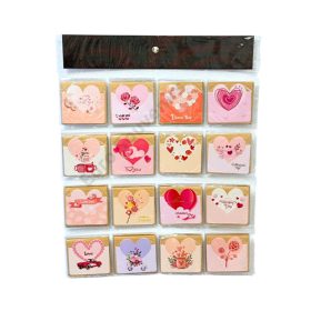 KISÉRŐKÁRTYA 80 DB SZÍVES 1/100 9,2x8,3 cm 