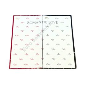 CSOMAGOLÓFÓLIA SZÍVES 20 DB 1/100 56x56 cm 2 SZÍNBEN