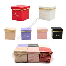 PAPÍRDOBOZ 6/240 8x8x8 cm 6 SZÍNBEN