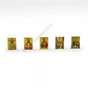 ÜVEGDÍSZ 1/500 SZENTKÉPES 5x6,5 cm