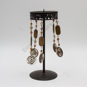 GYERTYATARTÓ 4/72 CSÜNGŐKKEL 9x20 cm