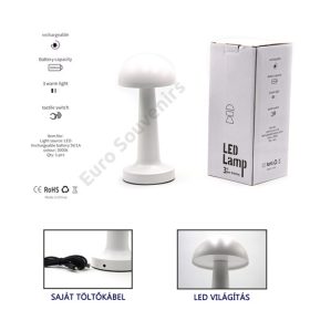 LED ASZTALI LÁMPA 1/30 10x22 cm FEHÉR