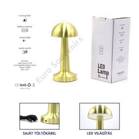 LED ASZTALI LÁMPA 1/30 10x22 cm ARANY
