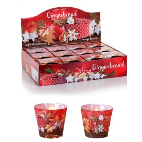   GYERTYA ILLATOS "GINGERBREAD" 115 GR.2 FÉLE 30 ÓRA