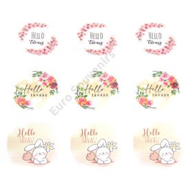 MATRICA 12 db, Hello Tavasz, KEREK 4 cm