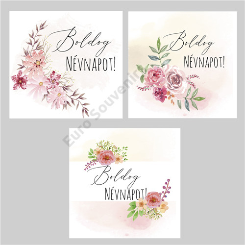 MATRICA 12 db Névnapos, KEREK 4 cm