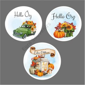 MATRICA 12db, Hello ősz;Édes otthon KEREK 4 cm